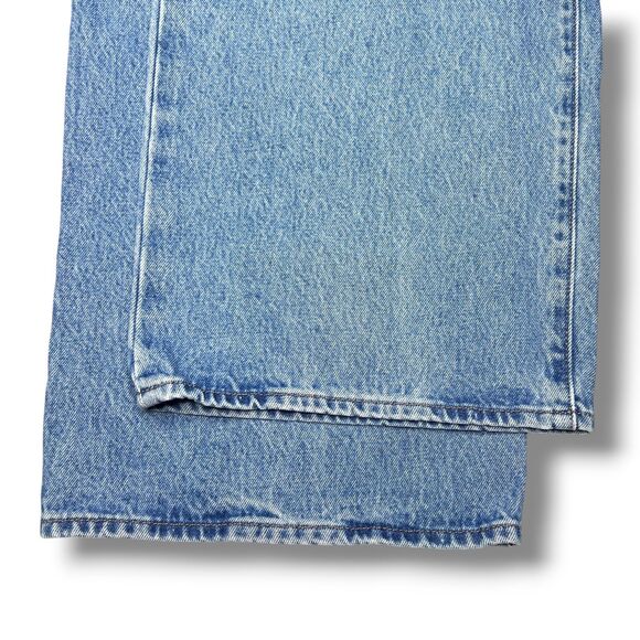 Levis Premium Womens XL Straight Denim Jeans Blue Mid Rise Baggy Loose Wide - Picture 13 of 16